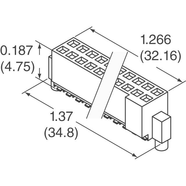 71292-201LF Amphenol ICC (FCI)  Connettori Centronics
